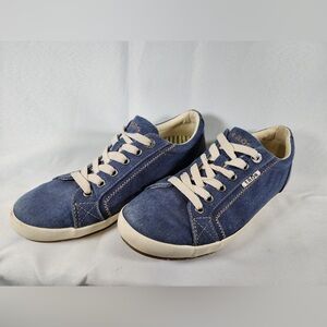 Taos Star Washed Blue Sneakers Size 7.5